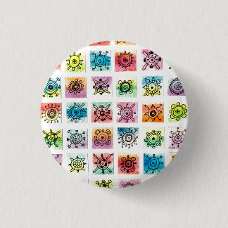 Abstrakta cirkelformer designs illustration knapp
