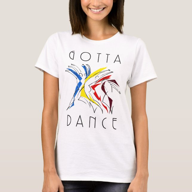 Abstrakta dansare dansar - Dansälskares konstverk Tröja (Framsida)