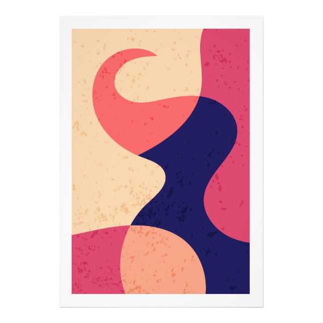 Abstrakta designformer fototryck (Framsidan)