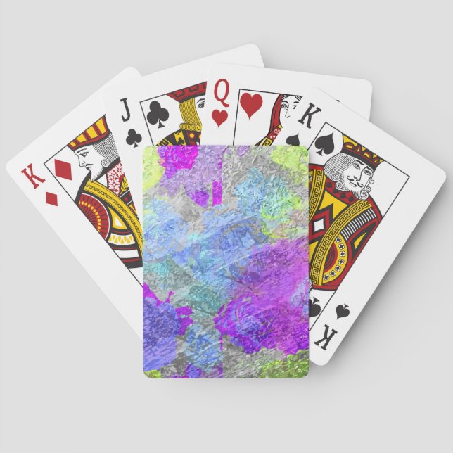 Abstrakta Färger 2 Casinokort (Baksidan)