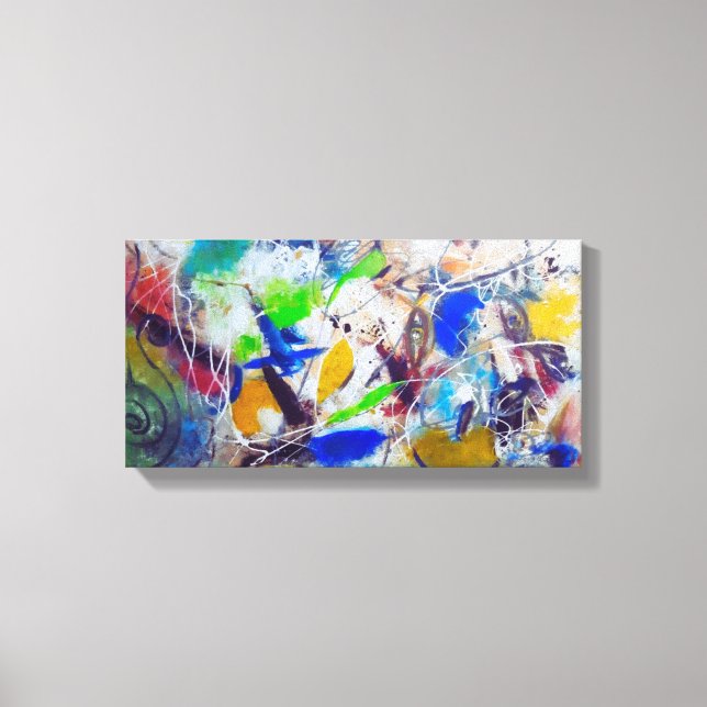 Abstrakta Färger Canvas  (Framsida)
