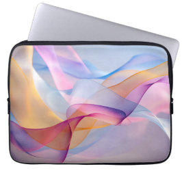 Abstrakta Färgrika Flytande Band Laptop Fodral