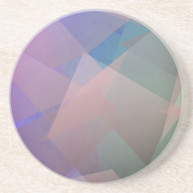 Abstrakta Flygande Partiklar | Geometriska Former Underlägg (Framsidan)