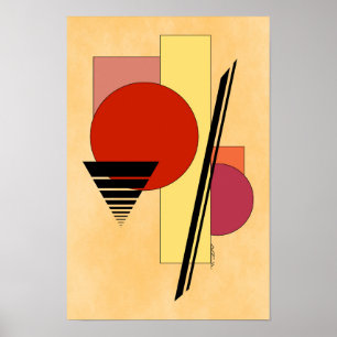 Abstrakta former poster