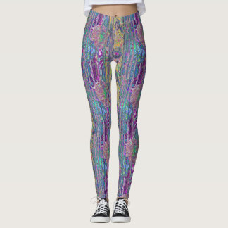 abstrakta fraktaler leggings