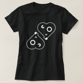Abstrakta Geometriska Hjärtan | Minimal Symbolisk  T Shirt