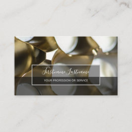 Abstrakta guld silver metall legering strukturer visitkort