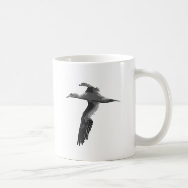 Abstrakta havsfåglar kaffemugg (Höger)