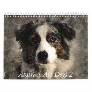 Abstrakta Hundkonst 2 Kalender