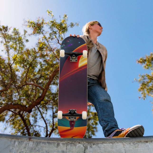Abstrakta katter mini skateboard bräda 18,5 cm (Utomhus 1)