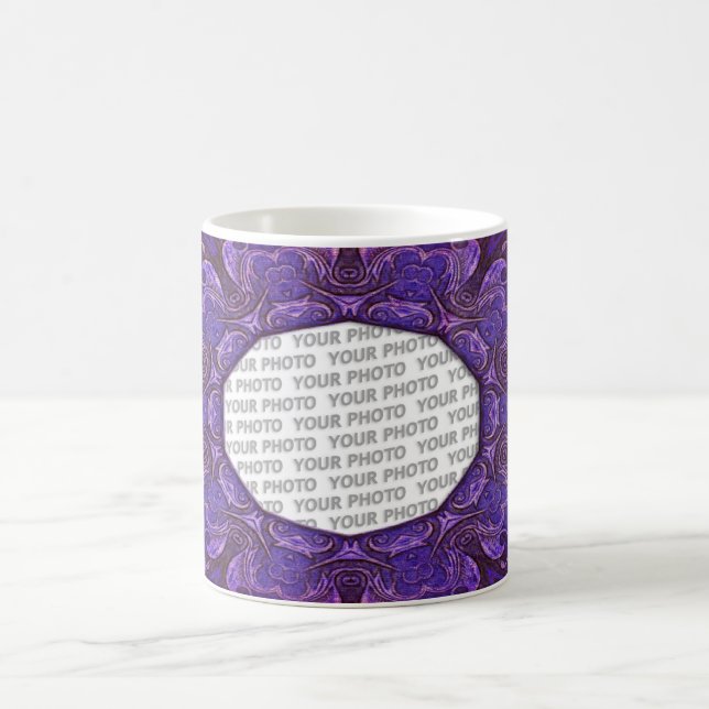 Abstrakta konstarbeten - Keltiska Ugglor Kaffemugg (Center)