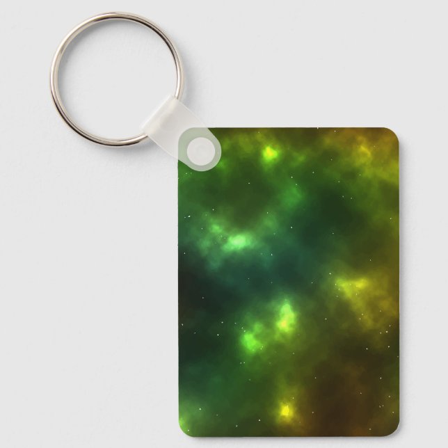 Abstrakta kosmiska rymdkonstellationer  nyckelring (Framsida)