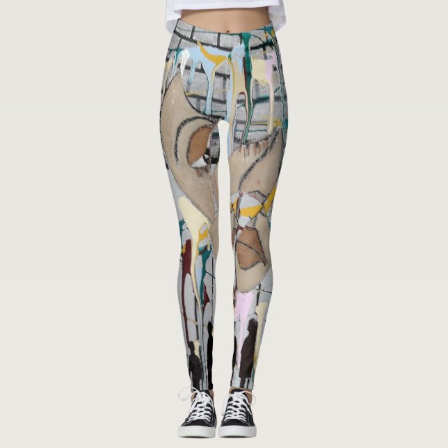 Abstrakta Leggings (Framsida)
