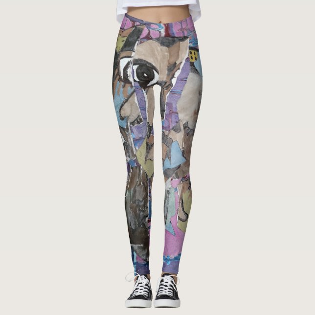 Abstrakta Leggings (Framsida)