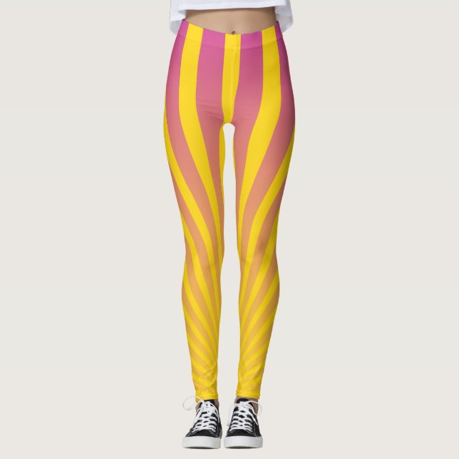 Abstrakta Leggings  (Framsida)