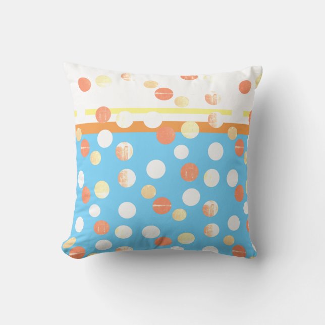 Abstrakta Linjer Sektioner Kastkudde Kudde (Framsida)