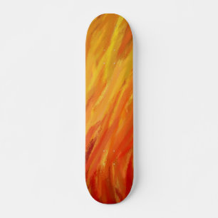 Abstrakta målningens färger #20 mini skateboard bräda 18,5 cm