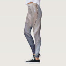 Abstrakta Marmor Kvinnliga Leggings – Bekväma byxo