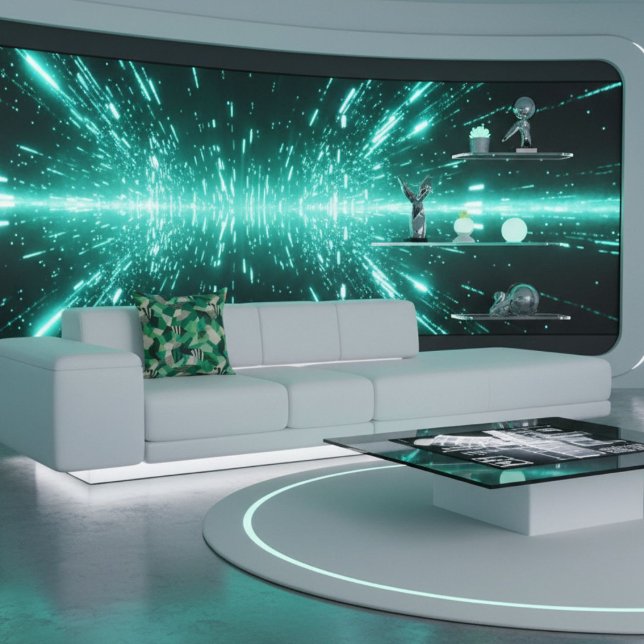 Abstrakta moderna former geometriska trianglar kudde (Skapare uppladdad)