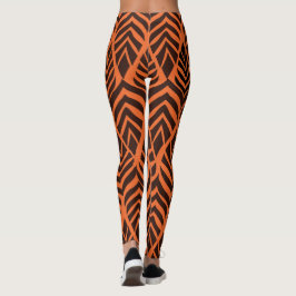 Abstrakta Safari Vilda Djur Tryck Leggings