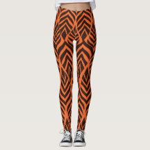 Abstrakta Safari Vilda Djur Tryck Leggings