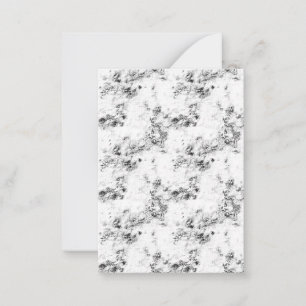 Abstrakta Svarta Vita Notkort Minimalistisk Konst Anteckningskort