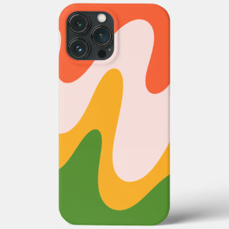 Abstrakta vågiga flytande former iphone 13 Pro Max