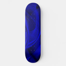 Abstrakta våglinjer mini skateboard bräda 18,5 cm