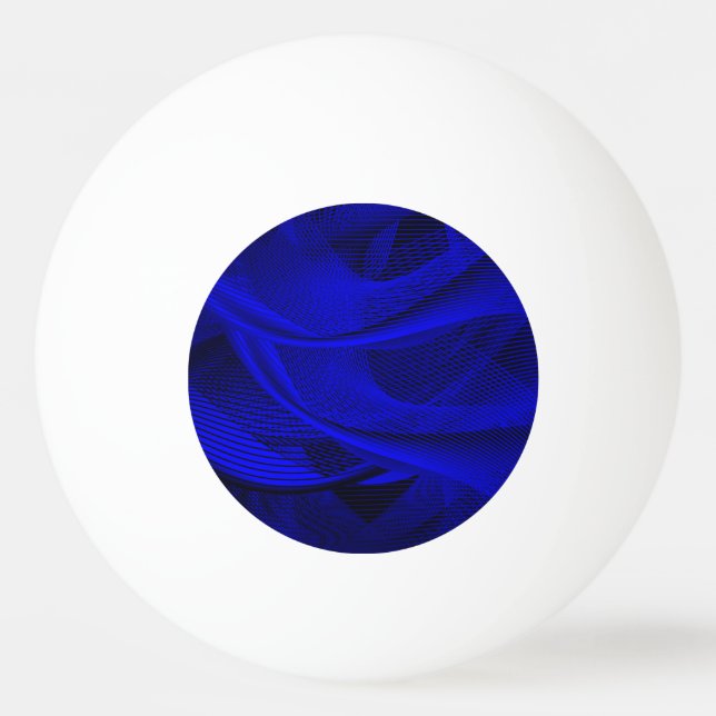 Abstrakta våglinjer pingisboll (Framsidan)