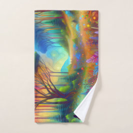 Abstrakte Waldlandschafts Grafik