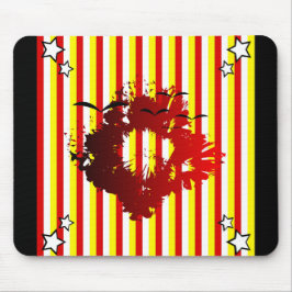 Abstrakten är uppdelad musmatta