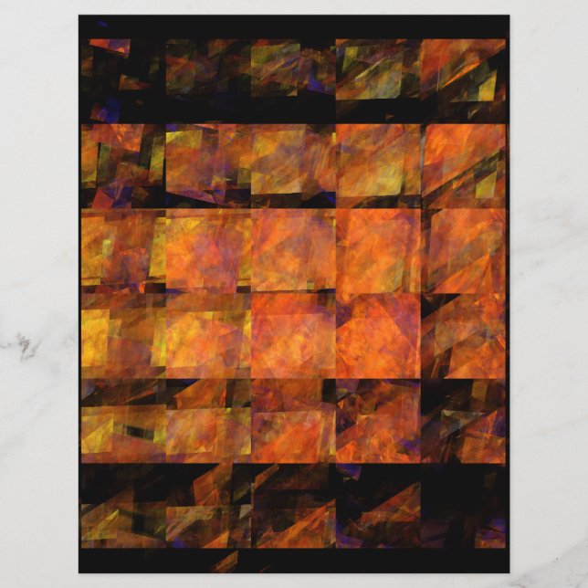 Abstrakten Art Letterhead (Framsida)