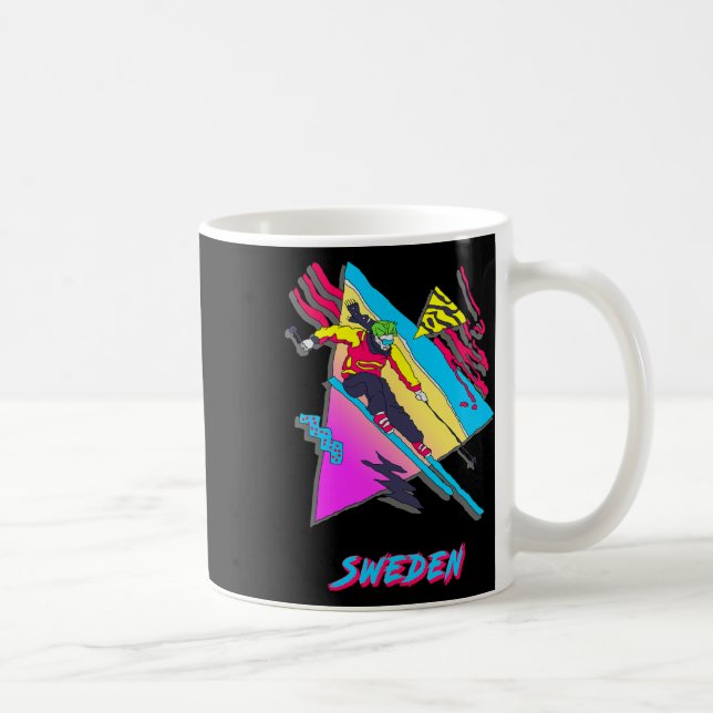 Abstrakten Återställning av sverige - överhoppad  Kaffemugg (Höger)