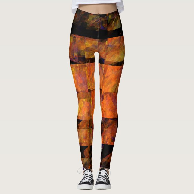 Abstrakten av muren leggings (Framsida)