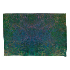 Abstrakten Bläck med mörk grönt och blå alkohol