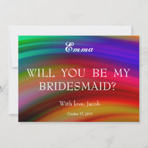 Abstrakten blir min inbjudan till Bridesmaid