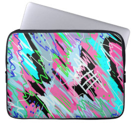 Abstrakten Blodning börjar Laptop Fodral