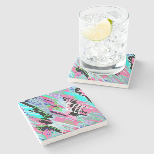 Abstrakten Blodning börjar Stenunderlägg (Sidan)