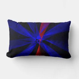 Abstrakten Blueberry Färg Geometric Dekorativ kudd Lumbarkudde