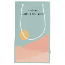 Abstrakten Boho Desert Sunrise Mountains