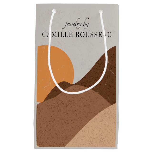 Abstrakten Boho Terracotta Desert Sol Mountains (Framsidan)