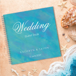 Abstrakten Bröllop Guest Bok