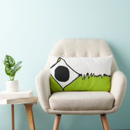 abstrakten "Bruten Kite" Grass Roligt - Grafikfyll Lumbarkudde