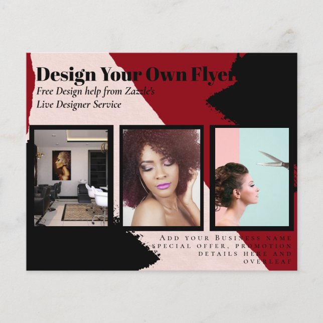 ABSTRAKTEN BUDGET Flyer FREE Design Photo Template (Framsidan)