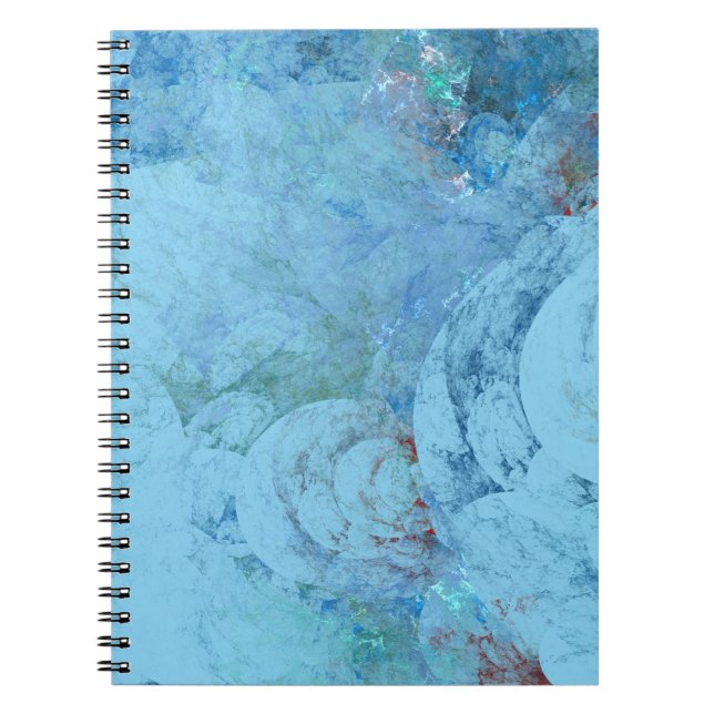 Abstrakten Coral Reef art Anteckningsbok (Framsidan)