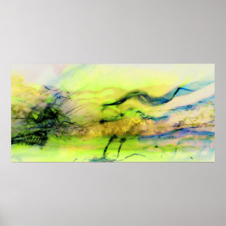 Abstrakten Cosmos ljus Poster