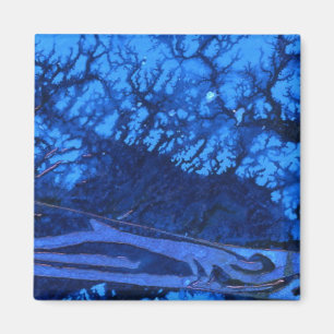 abstrakten "Deep Vatten #3" Art Magnet