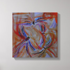 abstrakten Dronflies canvas för insamling