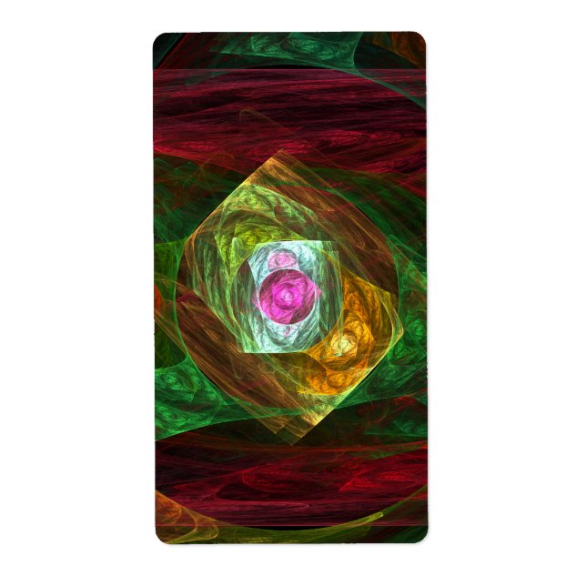Abstrakten Dynamic Connections Art Fractal Fraktsedel (Framsidan)
