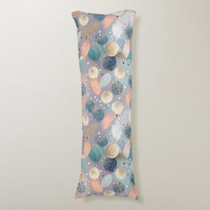 Abstrakten elegant Glitter Dot & Brushstroke Kroppskudde